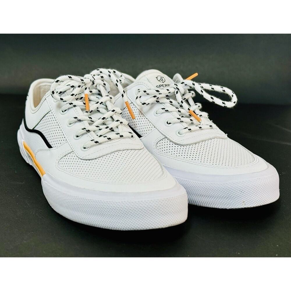 Sperry Sneakers Top-Sider Soletide Raw Seacycled Shoes Men's 11 Natural W/Gray